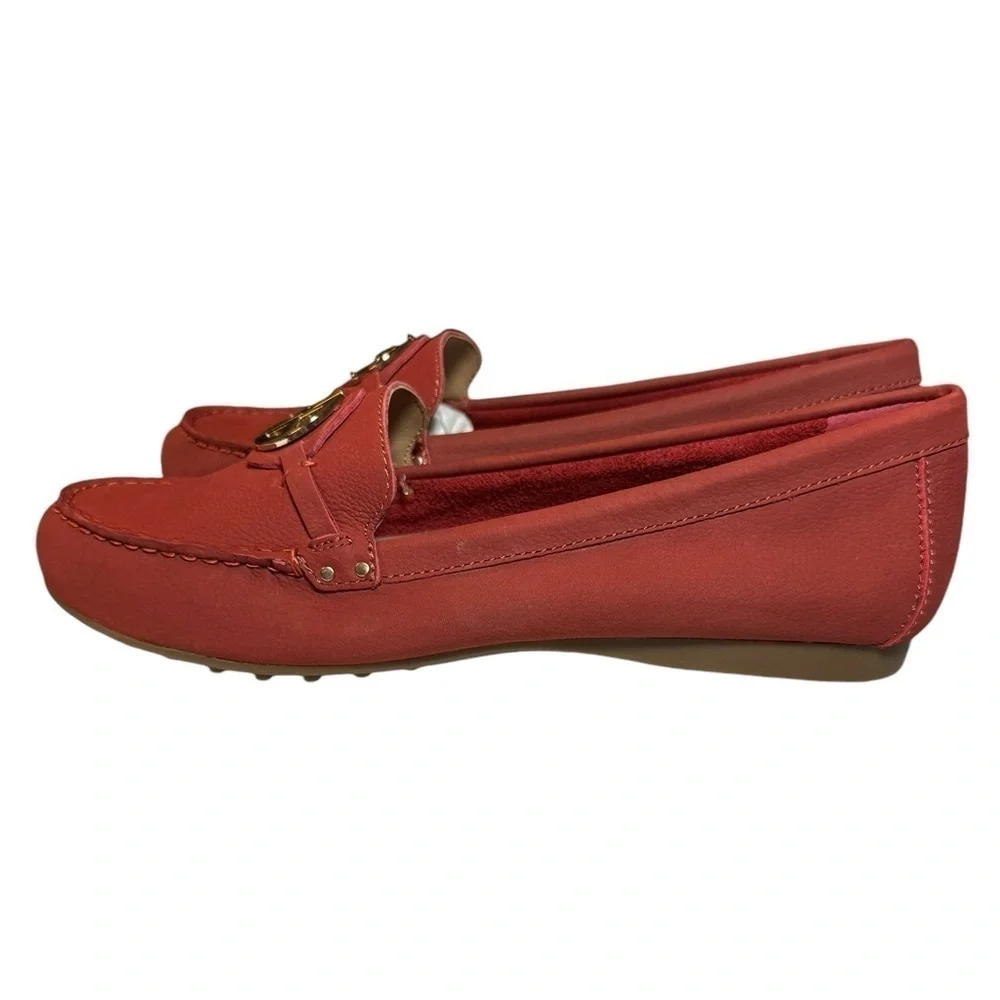 Giani Bernini Red Leather Loafers